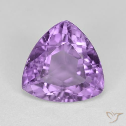 2.89ct طبيعي بنفسجي وردي جمشت, مثلثى, قليلا جدا