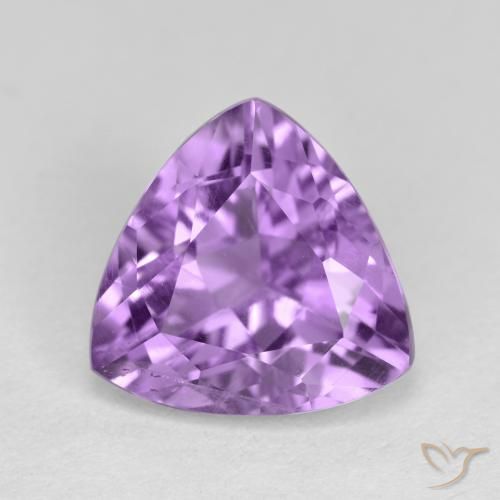 2.78ct طبيعي بنفسجي أرجواني جمشت, مثلثى, قليلا جدا