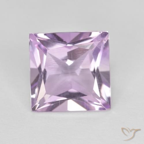 2.20ct طبيعي ماجنتى فاتح جمشت, مربع, قليلا جدا