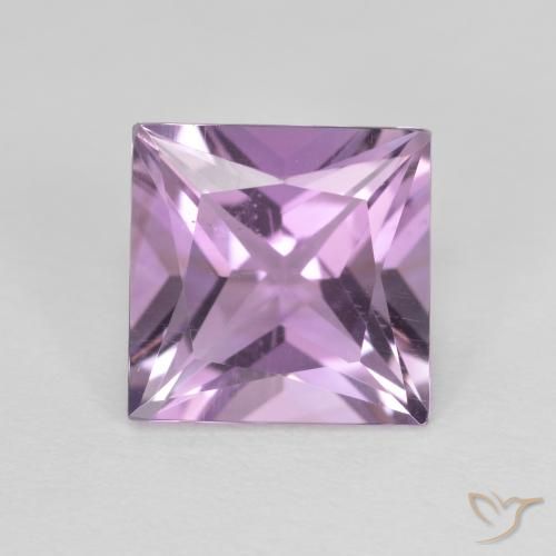 2.05ct طبيعي أرجواني جمشت, مربع, قليلا جدا