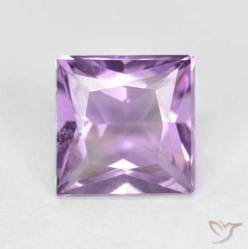 1.53ct طبيعي بنفسجي أرجواني جمشت, مربع, قليلا جدا