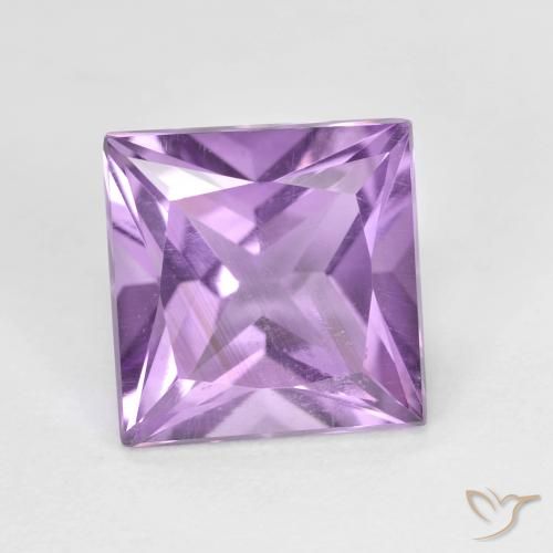 2.15ct طبيعي بنفسجي وردي جمشت, مربع, قليلا جدا