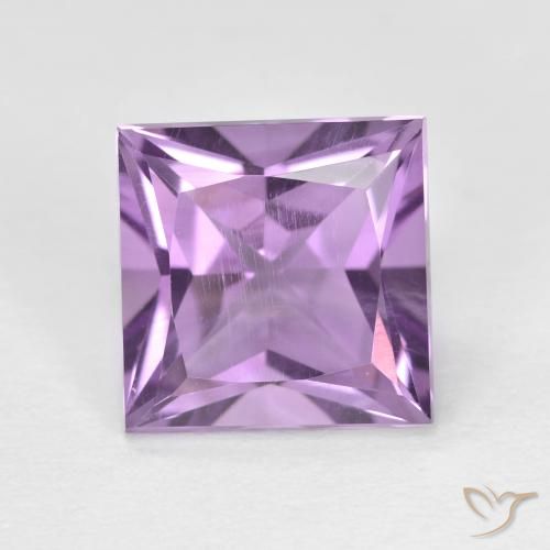 2.30ct طبيعي بنفسجي وردي جمشت, مربع, قليلا جدا