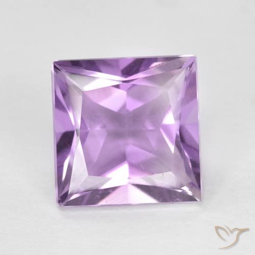 1.57ct طبيعي بنفسجي أرجواني جمشت, مربع, قليلا جدا