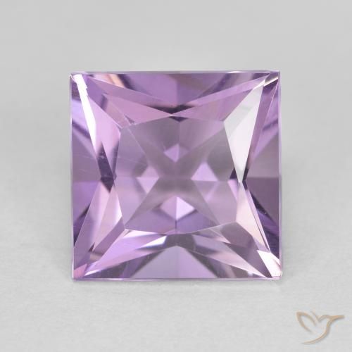 2.19ct طبيعي بنفسجي أرجواني جمشت, مربع, VVS-VS