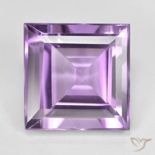 9.61ct طبيعي بنفسجى داكن-متوسط جمشت, مربع, VVS-VS