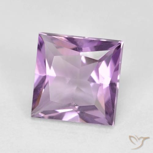 1.59ct طبيعي بنفسجي أرجواني جمشت, مربع, VVS-VS