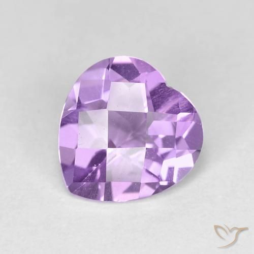 1.55ct طبيعي بنفسجى سوسنى جمشت, قلب, VVS-VS