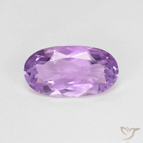 2.51ct طبيعي بنفسجى وردى فاتح جمشت, بيضوي, قليلا جدا