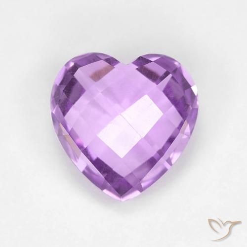 1.88ct طبيعي بنفسجى أرجوانى متوسط جمشت, قلب, VVS