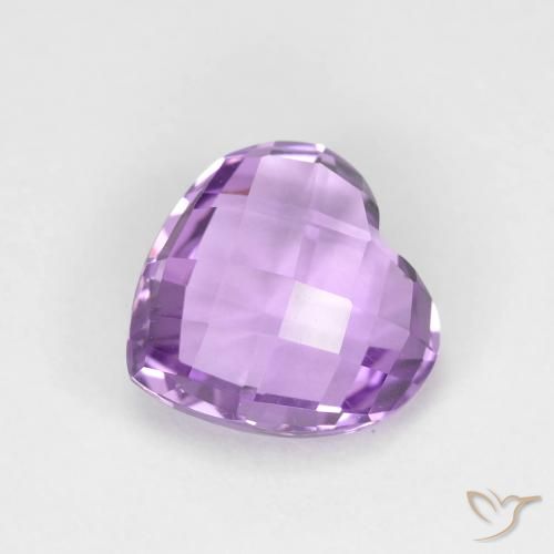 1.85ct طبيعي بنفسجى وردى متوسط جمشت, قلب, VVS