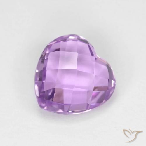 1.89ct طبيعي بنفسجى وردى متوسط جمشت, قلب, VVS