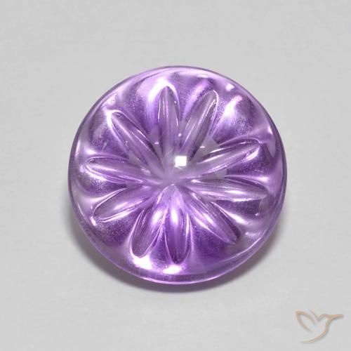 4.75ct طبيعي بنفسجى سوسنى جمشت, دائري, شفاف