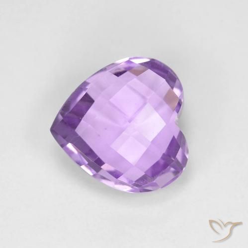 1.95ct طبيعي بنفسجى متوسط جمشت, قلب, VVS