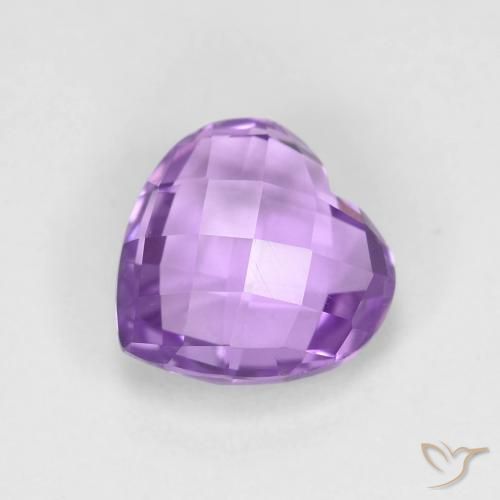 1.93ct طبيعي بنفسجى متوسط جمشت, قلب, VVS
