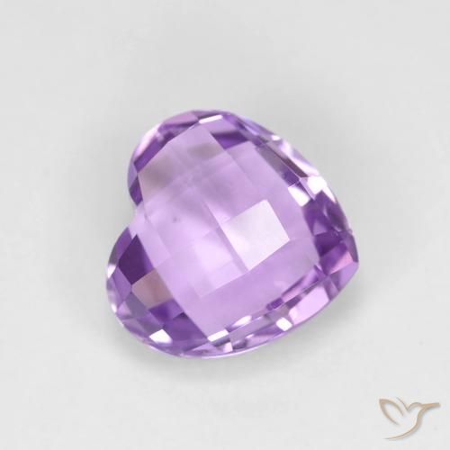 1.84ct طبيعي بنفسجى متوسط جمشت, قلب, VVS