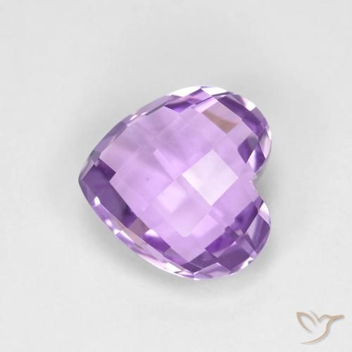 1.87ct طبيعي بنفسجى متوسط جمشت, قلب, VVS