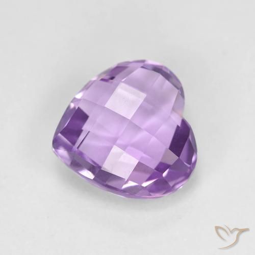1.97ct طبيعي بنفسجى متوسط جمشت, قلب, VVS