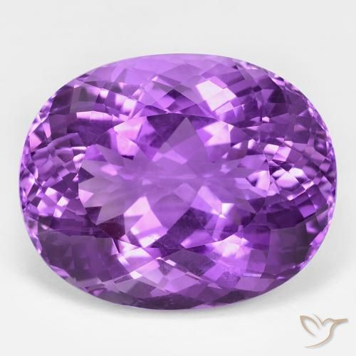 39.31ct طبيعي بنفسجى حيوى جمشت, بيضوي, VVS-VS