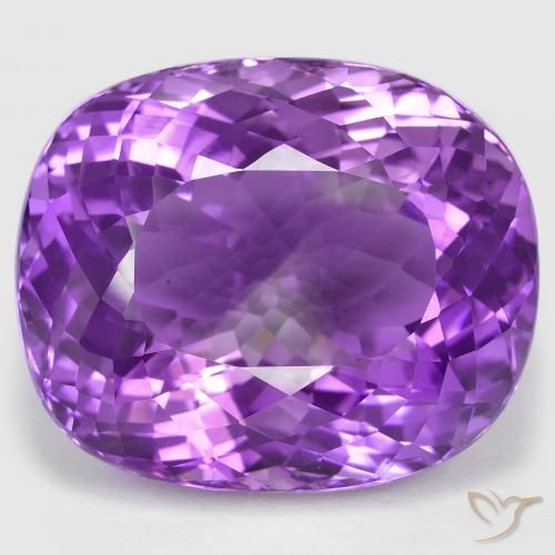 87.56ct طبيعي بنفسجى حيوى جمشت, وسادة, IF