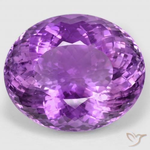 82.49ct طبيعي بنفسجى وردى حيوى جمشت, بيضوي, VVS