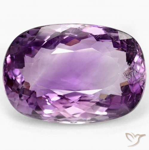 60.06ct طبيعي بنفسجى متوسط-فاتح جمشت, وسادة, قليلا جدا