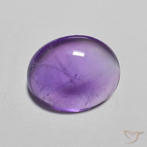 جمشت Medium Light-Violet طبيعي، بيضوي، 2.51 قيراط، شفاف