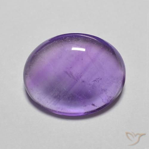 3.55ct طبيعي بنفسجي وردي جمشت, بيضوي, شفاف