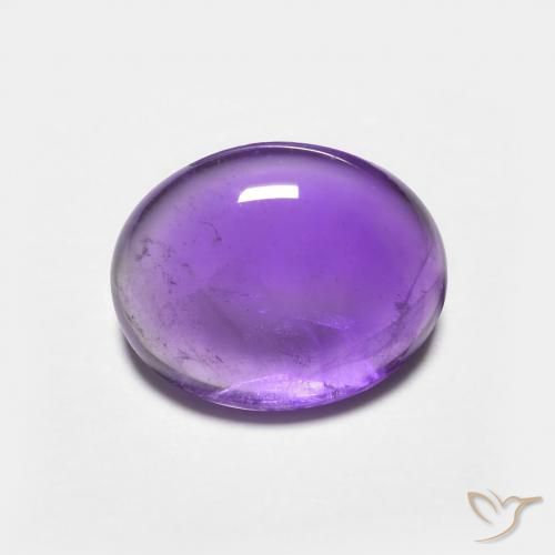 2.82ct طبيعي بنفسجى غامق جمشت, بيضوي, شفاف