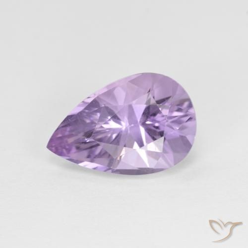 2.35ct طبيعي بنفسجى سوسنى فاتح جمشت, شكل الكمثرى, VVS