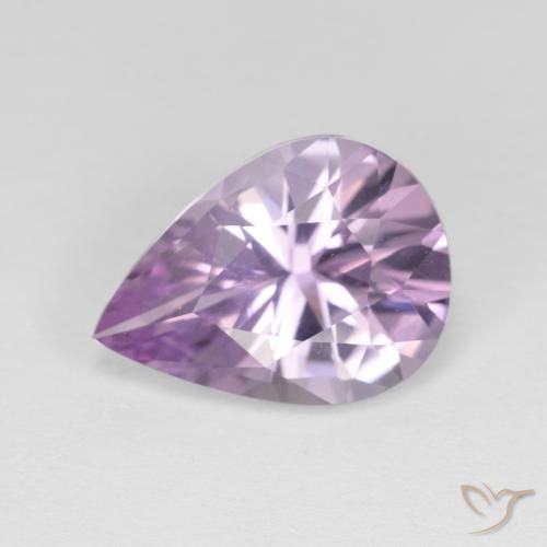 2.65ct طبيعي بنفسجى متوسط جمشت, شكل الكمثرى, VVS