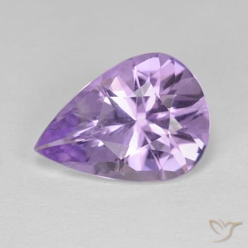 3.86ct طبيعي Medium Light-Violet جمشت, شكل الكمثرى, VVS-VS