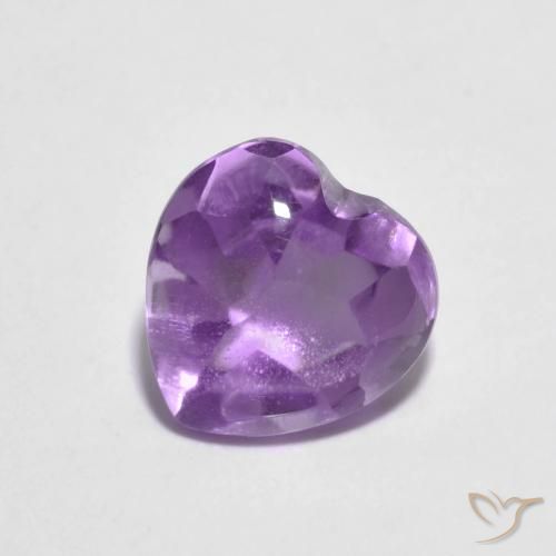 2.02ct طبيعي بنفسجى سوسنى جمشت, قلب, شفاف