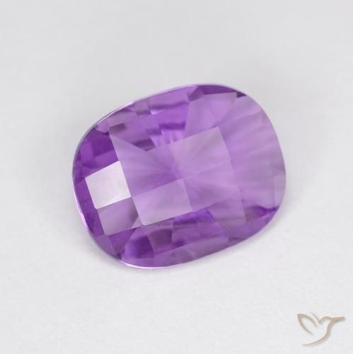 2.22ct طبيعي بنفسجى أرجوانى متوسط جمشت, وسادة, VVS