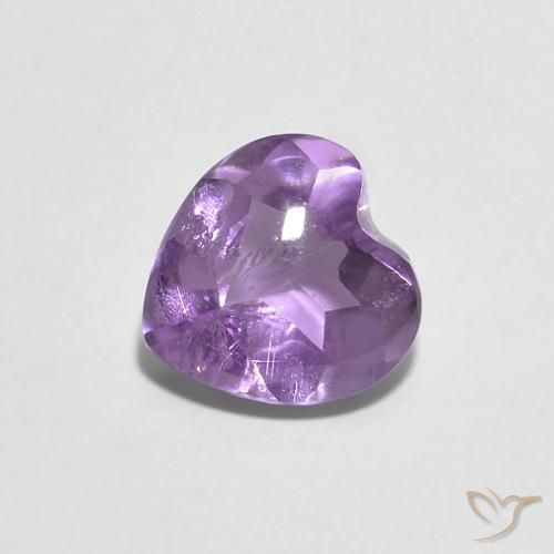 1.94ct طبيعي بنفسجي وردي جمشت, قلب, شفاف