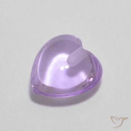 0.95ct طبيعي Medium Light-Violet جمشت, قلب, شفاف