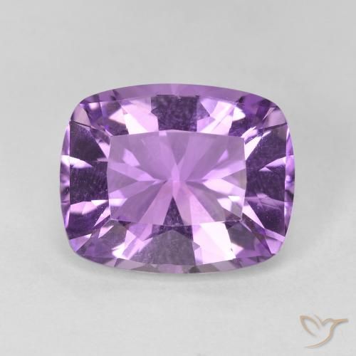 5.68ct طبيعي بنفسجى وردى غامق جمشت, وسادة, VVS