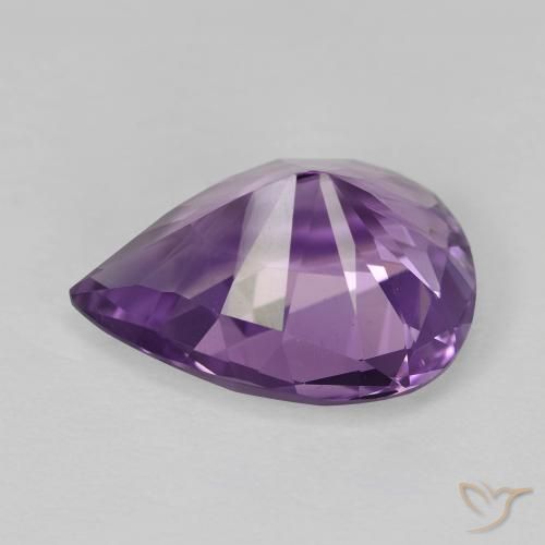 جمشت Medium Light Purplish-Violet طبيعي، شكل الكمثرى، 4.74 قيراط، VVS