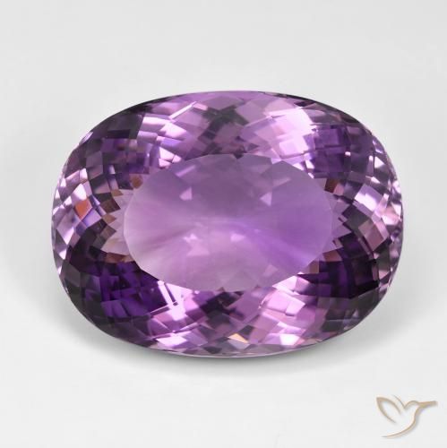 100.51ct طبيعي بنفسجى متوسط-فاتح جمشت, بيضوي, IF