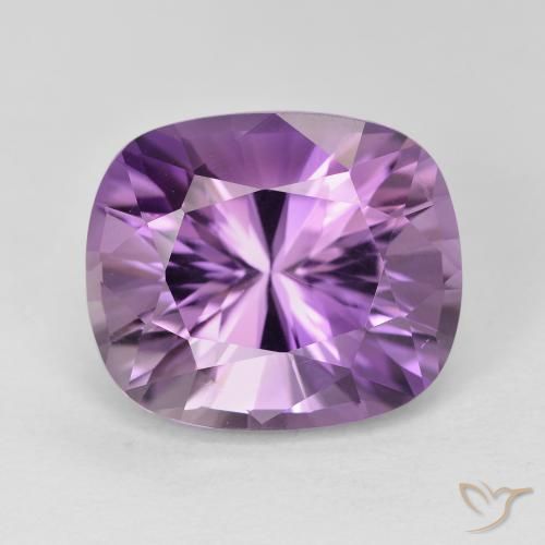 8.25ct طبيعي بنفسجى متوسط-فاتح جمشت, وسادة, VVS