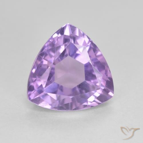3.24ct طبيعي بنفسجى متوسط جمشت, مثلثى, VVS-VS