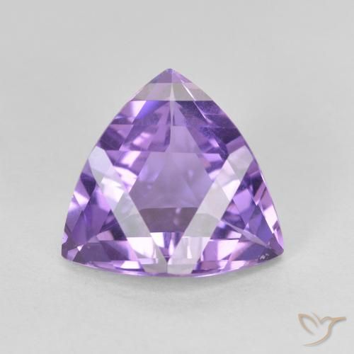 3.06ct طبيعي بنفسجى حيوى جمشت, مثلثى, VVS-VS
