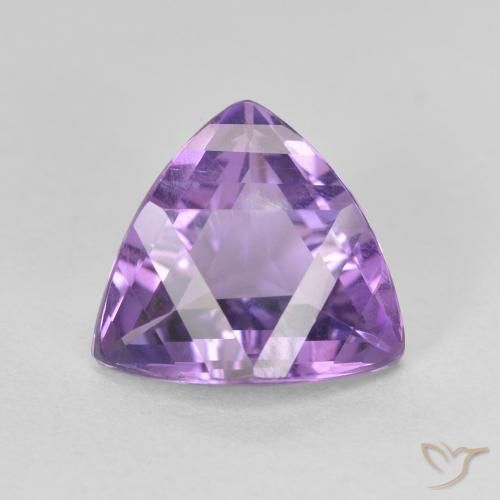 3.05ct طبيعي بنفسجى متوسط جمشت, مثلثى, VVS-VS