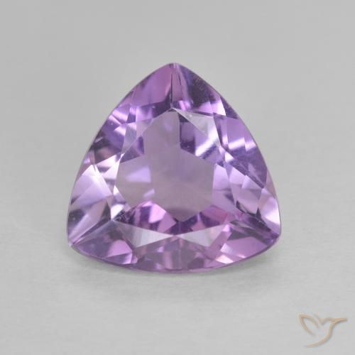 2.63ct طبيعي بنفسجى باذنجانى جمشت, مثلثى, VVS