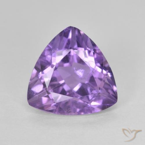 2.92ct طبيعي بنفسجى باذنجانى جمشت, مثلثى, قليلا جدا