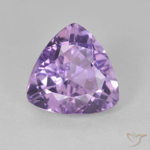 2.90ct طبيعي بنفسجى متوسط جمشت, مثلثى, قليلا جدا
