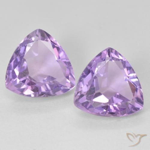 5.86ctw طبيعي بنفسجى سوسنى غامق جمشت, مثلثى, VVS-VS