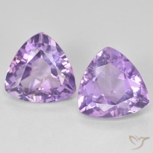 5.82ctw طبيعي بنفسجى باذنجانى جمشت, مثلثى, VVS-VS
