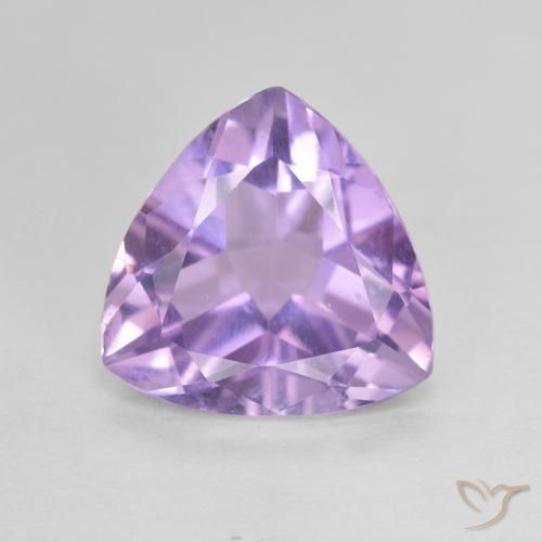 2.74ct طبيعي بنفسجى متوسط جمشت, مثلثى, VVS-VS