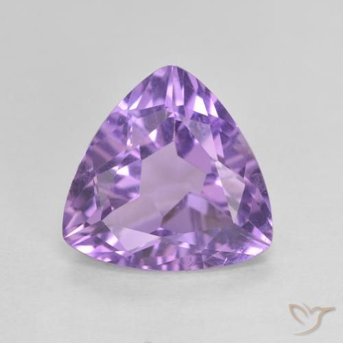 2.71ct طبيعي بنفسجى غامق جمشت, مثلثى, VVS-VS